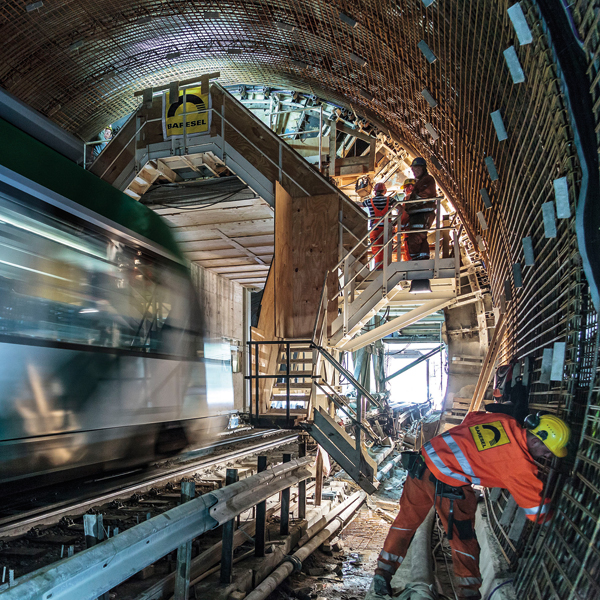 Tunnel Langenau und Hollrich Deutsche Bahn AG Frankfurt am Main